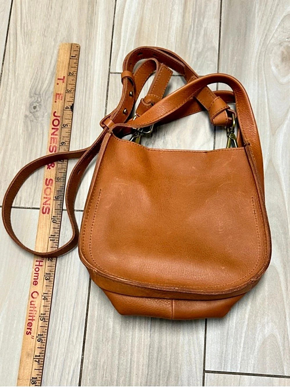 Madswell Brown Leather Crossbody Bag